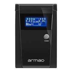 ДБЖ Armac OFFICE O/1000E/LCD, Line Interactive 1000VA/650W, 3хFrench, USB-B LCD Metal Case O/1000E/LCD
