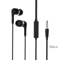 Навушники BOROFONE BM39 Refined chant universal earphones with mic Black BM39B