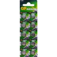 Батарейка GP ALKALINE Button Cell 1.5V 192-U10 лужна, AG3, LR41