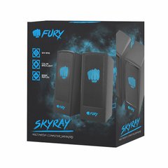 Акустична система 2.0 Fury Skyray, 5Вт (RMS) USB чорнa NFU-1309
