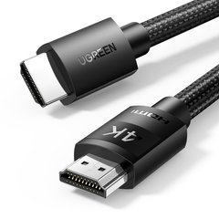 Кабель HDMI M - M, 3.0 м, V2.0 Cafule 4K, в поліуретановій оплітці HD119 UGREEN 40102