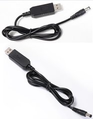 Перехідник живлення для роутера USB -> DC5.5*2.1, з 5в -> 12в, довжина 1,0 м S1016