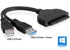 Перехідник USB 3.0 --> SATA III 2.5" 7+15pin OEM S0622
