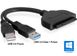 Перехідник USB 3.0 --> SATA III 2.5" 7+15pin OEM S0622