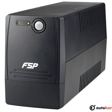 ДБЖ FSP FP650, 650ВА/360Вт, Line-Int, USB/RJ45, IEC-320-C13, AVR, Black PPF3601405