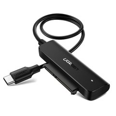 Перехідник USB 3.0 Type-C --> SATA III (F), чорний,CM321 UGREEN 70610