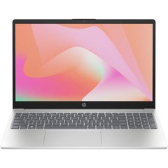 Ноутбук HP 15-fd0054ua 15.6" FHD IPS, 250n/Intel N100 (3.4)/8Gb/SSD256Gb/Intel UHD/DOS/Сріблястий 833U2EA