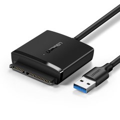 Перехідник USB 3.0 Type-А --> SATA III (F), чорний,CM257 UGREEN 60561