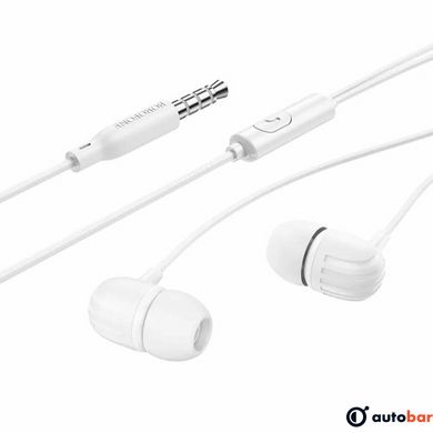 Навушники BOROFONE BM77 Ascending universal headset with microphone White