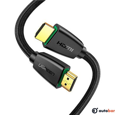 Кабель HDMI M - M, 5.0 м, V1.4 With Braid 4K@30Hz, HD118 UGREEN Чорний 40412