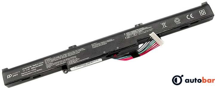 Акумулятор PowerPlant для ноутбуків Asus X450 (AS450EL7, A41-X550E) 14.8V 2600mAh NB430413