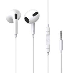 Навушники Baseus Encok 3.5mm lateral in-ear Wired Earphone H17 White NGCR020002