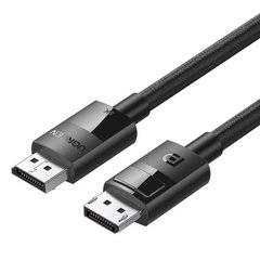 Кабель DP 1.4 Male to Male 3м Plastic Case Braided Cable UGREEN DP114 Чорний 80393