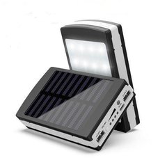 УМБ Power Bank Solar 9000 mAh мобільне зарядне з сонячною панеллю та лампою, Power Bank Charger Батарея