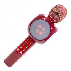 Безпровідний мікрофон караоке bluetooth WSTER WS-1816. Колір: червоний