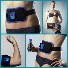 Комплект: масажер для тіла Relax and Spin Tone + масажер міостімулятор пояс для схуднення AbGymnic