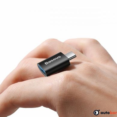 Адаптер Baseus Ingenuity Series Mini OTG Adaptor Type-C to USB-A 3.1 Black ZJJQ000001