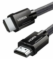 Кабель UGREEN HD135 8K HDMI M/M Round Cable with Braided 1m (Gray) (UGR-70319)
