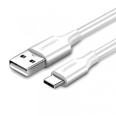 Кабель Ugreen USB 2.0 AM-Type-C M, 1.5 м, 3.0A, (18W) Nickel Plating Білий, US287