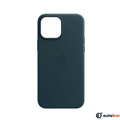 Чохол для смартфона Leather AAA Full Magsafe IC for iPhone 15 Pro Max Indigo Blue