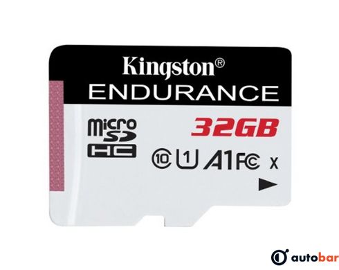 microSDHC (UHS-1 U1) Kingston Endurance 32Gb class 10 А1 (R95MB/s, W30MB/s)