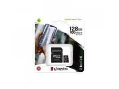 microSDXC (UHS-1) Kingston Canvas Select Plus 128Gb class 10 А1 (R-100MB/s) (adapter SD) SDCS2/128GB