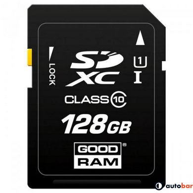 Memory card Secure Digital 128Gb GoodRAM SDXC UHS-I Class 10 Retail S1A0-1280R11
