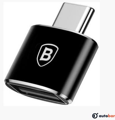 Адаптер Baseus USB Female To Type-C Male Adapter Converter Black CATOTG-01