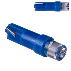 Лампа PULSO/габаритна/LED T5/1SMD-3030/12v/0.5w/3lm Blue