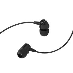Навушники BOROFONE BM20 DasMelody earphones with mic, 3.5mm audio plug, single button control, Black BM20B