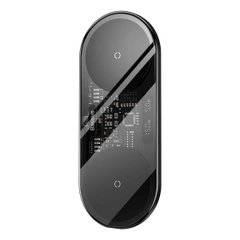 Бездротовий зарядний пристрій Baseus Digital LED Display 2in1 Wireless Charger 20W Black Universal version WXSX010101