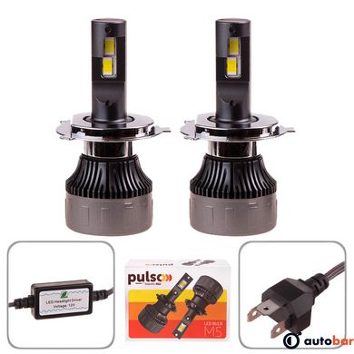 Лампи PULSO M5/H4/LED-chips CSP/9-16v/2*70w/16000Lm/6500K