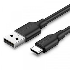 Кабель Ugreen USB 2.0 AM-Type-C M, 1.5 м, 3.0A, (18W) Nickel Plating Чорний, US287