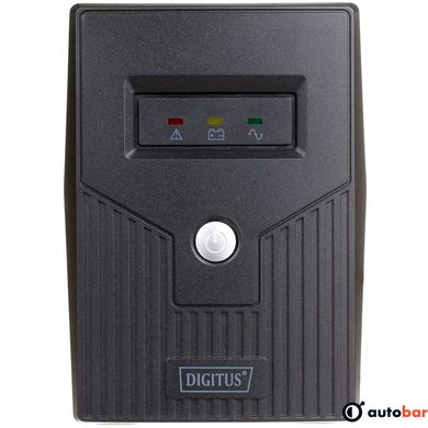 ДБЖ Digitus Line-Interactive, 600VA/360W, LED, 2xSchuko, RJ11, USB DN-170063