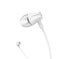 Навушники BOROFONE BM21 Graceful universal earphones with mic White BM21W