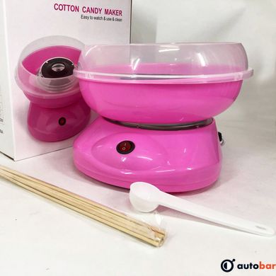 Апарат для солодкої вати Cotton Candy Maker. Колір рожевий