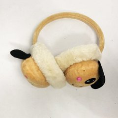 Хутряні навушники панда. Колір: бежевий