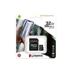 microSDHC (UHS-1) Kingston Canvas Select Plus 32Gb class 10 А1 (R-100MB/s) (adapter SD) SDCS2/32GB