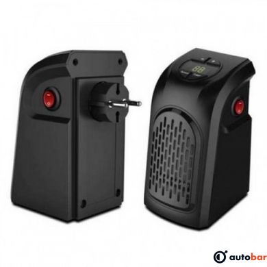 Портативний обігрівач Rovus Handy Heater Black, обігрівач дуйчик, побутовий тепловентилятор
