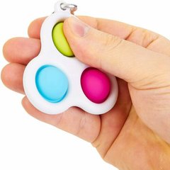Сенсорна іграшка Simple Dimple (Сімпл Дімпл) поп ит антистрес Сімпл Дімпл pop it. Потрійний