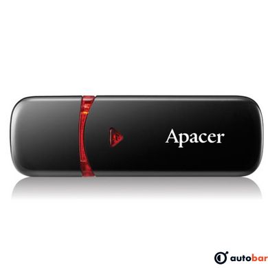 Flash Apacer USB 2.0 AH333 64Gb black AP64GAH333B-1