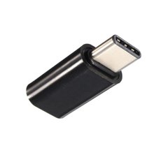 Перехідник USB3.1 Type-C --> Micro USB (OTG) чорний S0625