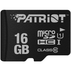 microSDHC (UHS-1) Patriot LX Series 16Gb class 10 PSF16GMDC10