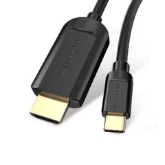 Адаптер-кабель Vention Type-C — HDMI, 2 м, чорний (CGUBH) CGUBH