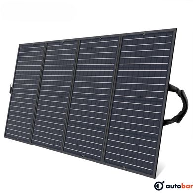 Сонячна панель для УМБ Choetech 160W (196x54см) 1x100W,1*USB QC3.0 18W,1*USB-C PD3.0 45W, 1xUSBA 12W SC010-BK