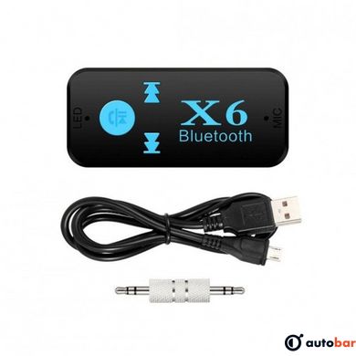 Бездротовий адаптер Bluetooth приймач аудіо ресивер BT-X6