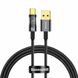 Кабель Baseus Explorer Series Auto Power-Off Fast Charging Data Cable USB to Type-C 100W 2m Black CATS000301