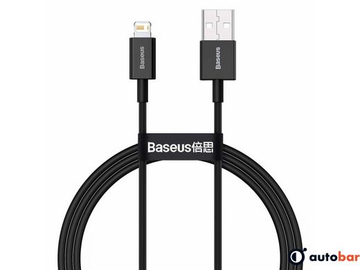 Кабель Baseus Superior Series USB to iP 2.4A 2m Black