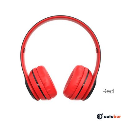 Навушники BOROFONE BO4 Charming rhyme wireless headphones Red BO4R