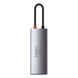 USB-Hub Baseus Metal Gleam Series 5-in-1 Multifunctional （Type-C to HDMI*1+USB3.0*3+PD*1) CAHUB-CX0G